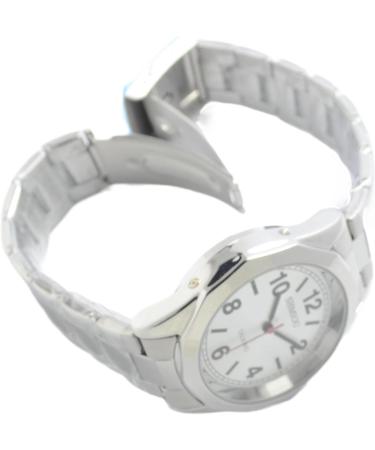 SHMIOU English Talking Watch for Senior Blind, Visually Impaired - Silver Unisex Quartz Analog Bracelet - Buy Online on GoSupps.com