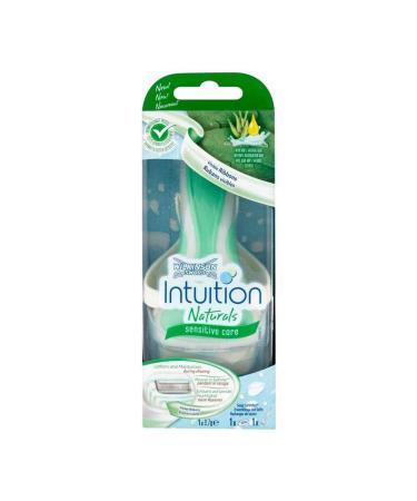 Wilkinson Sword Intuition Naturals Razor Sensitive Care with 1 blade 1 piece