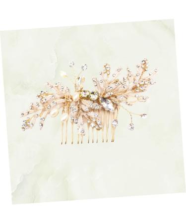 DOITOOL Wedding Hair Accessories Bridal Hair Comb Pearl Inlaid Comb Women Decorative Comb Hatchet Comb Pearl Hair Clip Hair Insert Comb Rhinestone Headdress Fine 4 Piece Set - Buy Online on GoSupps.com