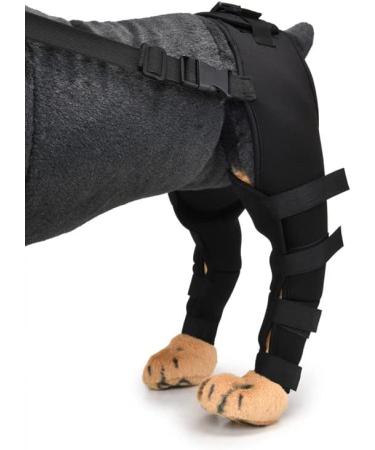 Pet Dog Knee Brace ACL Brace for Dogs Rear Leg Dog Braces for Back Leg for Support for Heals Prevents Injuries Sprains Black Large Large Black - Buy Online on GoSupps.com