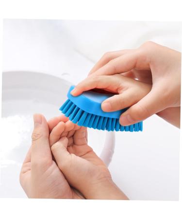 minkissy Nail Brush Nail Cleaner Brush Nail Clean up Brush Shoe Cleaner Shoes Cleaner Fingernail Scrub Nail Scrubbing Brush Toe Brush Small Brush Food Grade Polypropylene 11.5x5cm Blue - Buy Online on GoSupps.com