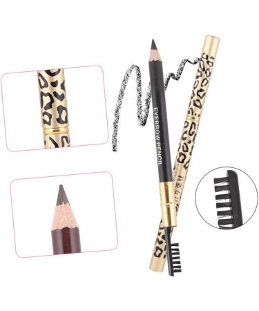 PLAFOPE 4 Pcs Eyebrow Pencil Brush Microblading Eyebrow Pen Double Tip Eyebrow Pencil Pigment Brown - Buy Online on GoSupps.com