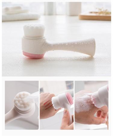 2 in 1 Face Wash Brush | Deep Cleansing & Exfoliating Manual Facial Brush with Spa Headband - Perfect for All Skin Types - Buy Online on GoSupps.com