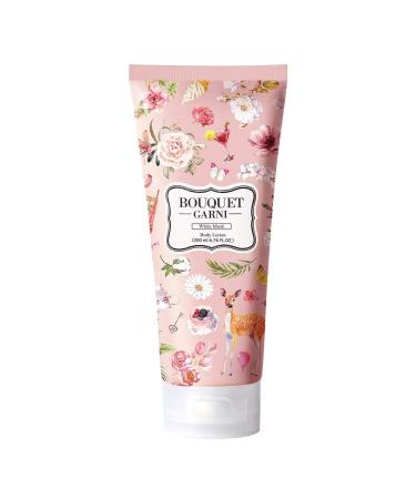 Bouquet Garni Body Lotion White Musk 6.76 Fl. Oz - Long Lasting Deep Moisturizing Scented Lotion - Calming Ingredients Lotus Flower Extract - Shea Butter Rich in Vitamin A  C  E - Non Sticky Texture White Musk 6.76 Fl Oz...