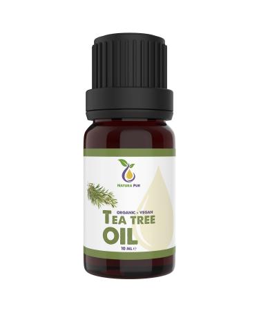 Tea Tree Oil 10ml Vegan 100% Pure Tea Tree Essential Oil from Australia Care for blemished Skin inflammatory Skin Conditions Anti-pimples and Acne