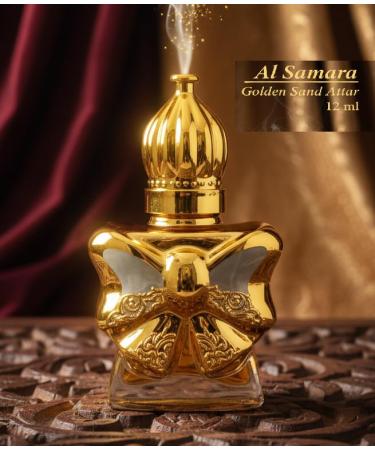 Al Samara Golden Sand Attar 12ml | Concentrated Perfume Oil | Warm Soft Aroma | Unisex Attar for Daily Wear - Buy Online on GoSupps.com