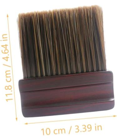 DOITOOL Neck Brush Face Duster Brush Haircut Duster Brush Face Cleaning Brush Barber Salon Neck Duster Brush Hair Cutting Brush Barber Supplies Wooden Comb Soft Fur Nylon - Buy Online on GoSupps.com