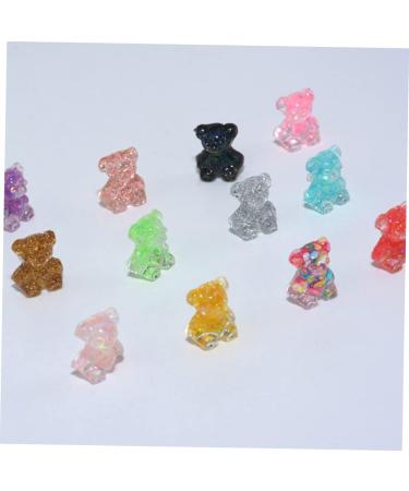 Abaodam 100pcs Nails D Accessories Manicure Small Jewelry Candy Decor Resin Design Bears Little Cartoon - Buy Online on GoSupps.com