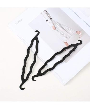HeiHy 10pcs Plastic Double Hook Hair Clip - Ultimate Hair Bun Maker & Styling Tool for Effortless Updos - Buy Online on GoSupps.com