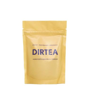DIRTEA Cordyceps Mushroom Powder | 100% Organic | 2 000mg / Serving | Vegan | Non GMO | Energy Boosting Support and Stamina Enhancer - Premium Cordyceps Extract | 60g - 30 Day Serving