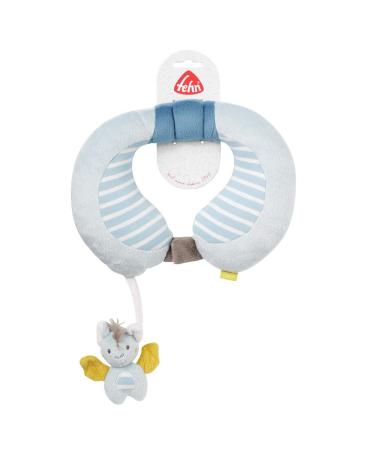 Fehn Bat Neck Pillow - Ergonomic Headrest for Babies & Toddlers | Cute Rattling Animal | Safe Car Stroller & Child Seat Support (6+ Months) - Buy Online on GoSupps.com