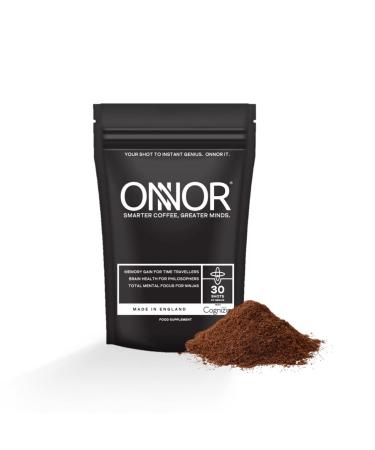 ONNOR Instant Genius Coffee Nootropic Infused Instant Coffee - Improve Focus Memory Cognitive Function and 30 Servings