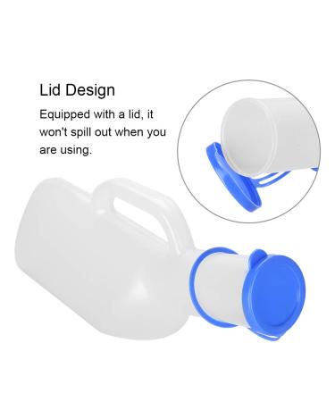 Urine Bottles Male Portable Urinal Storage Urine Bottle Plastic Urine Collector with Handle Large Capacity for Kids for Men - Buy Online on GoSupps.com