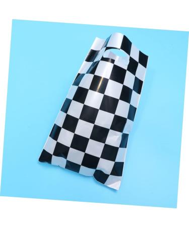 ABOOFAN 50pcs Checkered Candy Bags Checkered Gift Bags Car Theme Party Bags Black and White Candy Bags Black and White Goodie Bags Race Car Goodie Bags Race Car Candy Bags Passion Decorate Black White 25.5X16.3cm - Buy Online on GoSupps.com