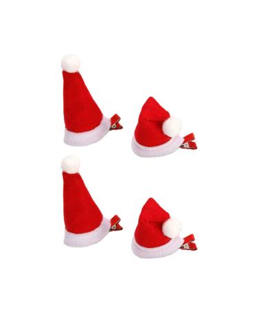 Lurrose Christmas Hat Christmas Hat Hair Clip Christmas Hair Barrette Ornaments for Women Christmas Hat Party