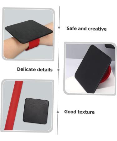 DOITOOL Hair Dyeing Board Pat Belt Professional Highlighting Board Compost Bucket with Lid Magnetic Bracelet Highlighting Tool Hair Dye Paddle Pro Tools Wrist Display Board Plastic Red - Buy Online on GoSupps.com