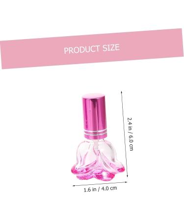 JITEM 6ml Glass Travel Perfume Atomizer Spray Bottle Colorful Rose Flower Fancy Crystal Perfume Bottle Empty Portable Mini Refillable Mist Sprayer Green - Buy Online on GoSupps.com