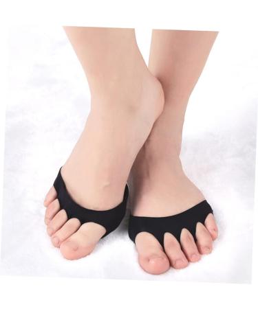 FOMIYES 8 Pairs High Heels Forefoot Pad Socks - Clear Stripper Heel Comfort for Women | Non-Slip Cotton Booties - Buy Online on GoSupps.com