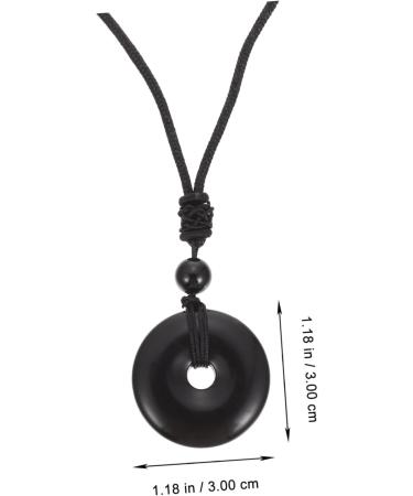 Shop Healvian Obsidian Necklace with Safety Buckle - Classic Chinese Crystal Jewelry | International Shipping Available - Buy Online on GoSupps.com