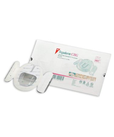 3M-1657 Tegaderm CHG Dressing 3.5"x4.5" | 25/Bx | International Shipping - Best Quality Medical Supplies - Buy Online on GoSupps.com