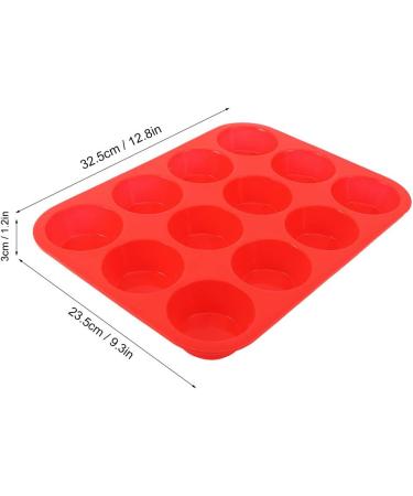 Food Grade Slicone Flexible Cupcake Pan Non Toxic Foldable for Kitchen for Baking - Buy Online on GoSupps.com