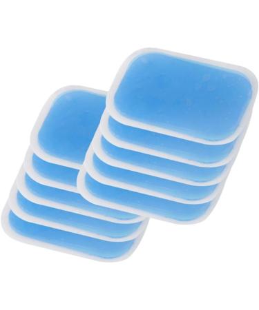 50 Pieces Leaf Fitness Matte Pads - Gym Polster Replacement Gel Pads & Belly Massage Stimulator Stickers - Blue Fitness Mat Accessories - Buy Online on GoSupps.com