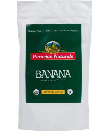 Peruvian Naturals Organic Banana Powder 300g - Raw Vegan Non-GMO Fruit Powder for Smoothies & Cooking - Buy Online on GoSupps.com