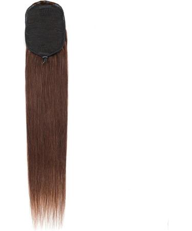 Ponytail Extension Human Hair Ponytail Extension Drawstring Straight Ponytail Hairpiece Brazilian Remy Hair Ponytail Clip in Straight Ponytail Hair Extension for Women Ponytail Hairpiece for Women ( 20inches #4 - Buy Online on GoSupps.com
