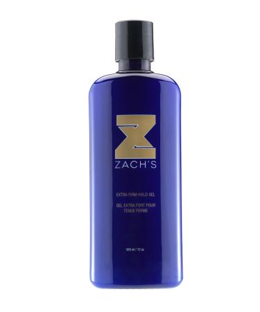 Comb Sarreal + Zach's Wax Extra Firm Hold Gel 12 oz - Hair Gel for Men