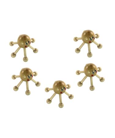 FOMIYES 5pcs Head Accessories Head Wooden Massage Tool Thai Massage Tool Trigger Point Massager Tools Portable Massager Practical Massager Head Massager Bamboo Scroll Wheel