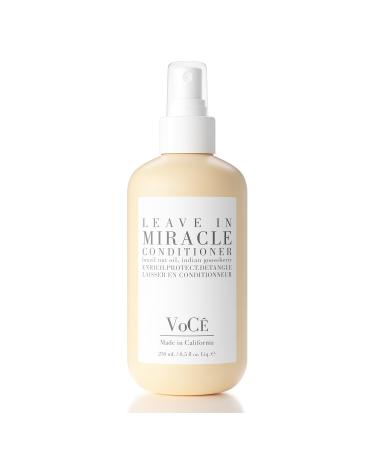 VoC Haircare Natural Miracle Leave-In Conditioner Spray for Dry Damaged and Fine Hair | Non-Toxic Cruelty-Free Vegan Haircare for Frizzy and Low Porosity Hair (8.5 oz | 250ml)