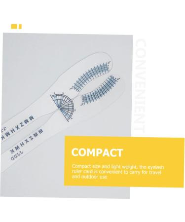 10pcs Eyelash Measuring Ruler Lash Length Measuring Tool Lash Tools Eyelash Supply Sector Mascara - Buy Online on GoSupps.com