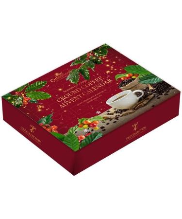 Coffee Advent Calendar 2023 Christmas |24 Days Flavoured Ground Coffee Gift Set Christmas Coffee Gifts For Men & Women French Vanilla Coffee Hazelnut Irish Italian Cinnamon Coffee Christmas Gifts - Buy Online on GoSupps.com