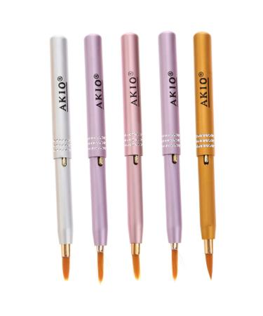 25 Pcs Retractable Lip Brush Set - Portable Cosmetic Lipstick Applicator & Exfoliating Makeup Tool - Assorted Colors - Buy Online on GoSupps.com