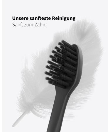 Zahnheld Brush Head Basic Soft - Eco-Friendly Replacement Brushes for Gero Schallzahnb rste | Soft Cleaning Heads in Paper Packaging | 1 Pack (Black) - Buy Online on GoSupps.com