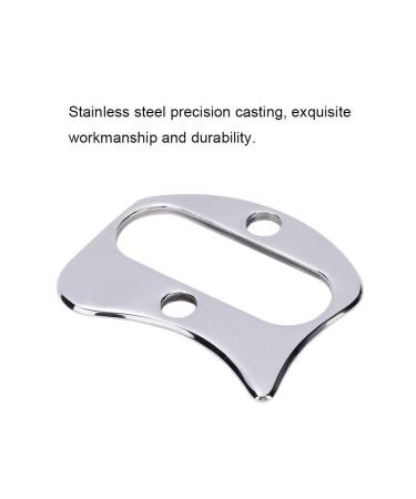 Premium Stainless Steel Gua Sha Board | Pain Relief Body Scraper Plate | Effective Massage Tool for Relaxation - Buy Online on GoSupps.com