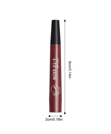Bartstift Filler | Waterproof Hair Base Pencil - Long-Lasting Beard & Mustache Makeup in Aznever Red-Brown | Natural Finish for Men - Buy Online on GoSupps.com