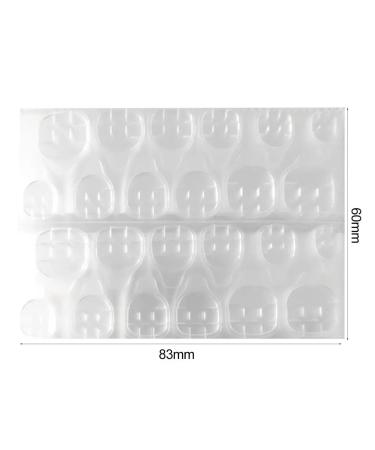 Convenient Double-Sided False Nail Tips Sticky Tabs Glue Easy To Apply Portable Nail Art Glue Nail Supplies DIY Nail Tool Nail Art Equipment(Clear) - Buy Online on GoSupps.com