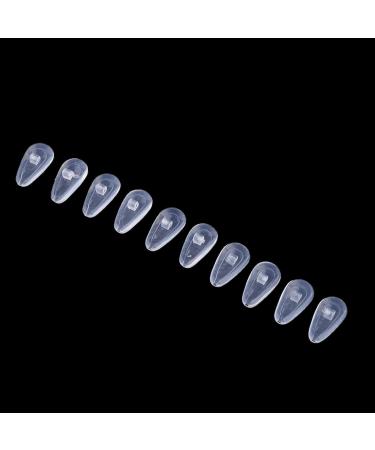 Eyeglass Repair Glasses Screws & Screwdriver 5 Pairs of Screw-in 15mm Air Bag Glasses Nose Pad Set - Buy Online on GoSupps.com