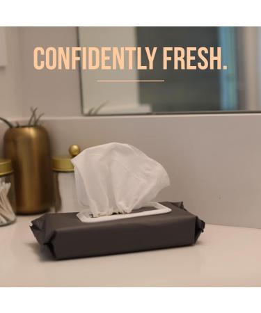 Pure for Men Flushable Wipes - Odor Eliminating, Biodegradable, Paraben & Alcohol Free | Vitamin E, Micellar & Aloe Vera | 48 Count (3 Pack) - Buy Online on GoSupps.com