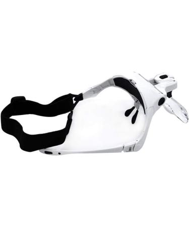 Eyelash Extension 5 Lens Adjustable Headband Magnifying Glass Magnifier w/LED Light Lamp Magnifying Glasses for False Lashes Magnifying - Buy Online on GoSupps.com