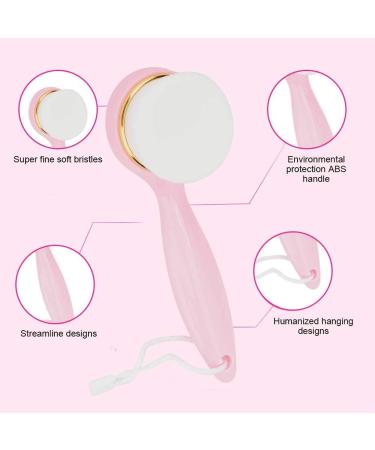 Anggrek Soft Manual Facial Cleaning Brush Long Handle Facial Care & Massage Brush for Gentle Cleaning | International Shipping - Buy Online on GoSupps.com
