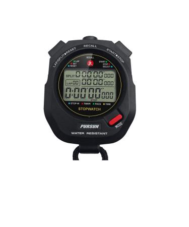 Professional Timer Stopwatch, Digital Sports Stopwatch with Countdown Timer, 100 Lap Memory, 0.01 Second Timing ,Water Resistant,Multi Functional Stopwatch for Swimming Running Training etc