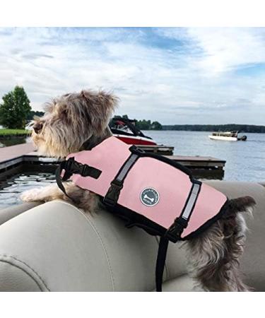 Vivaglory Ripstop Dog Rescue Vest - Cherry Blossom Pink XS (35-43cm) | Improved Buoyancy & Visibility for Small Medium Dogs | International Shipping Available - Buy Online on GoSupps.com