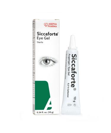 Siccaforte Eye Gel for Dry Eyes | Intensive Dry Eye Gel with Carbomer |Smooth, Moisturising and Healing for Fresh Eyes | Soothes Irritated and Sore Eyes | Suitable for Day Time Use (Pack of 1 )
