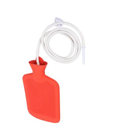 Zerodis Silicone-Klistier bags kit suitable for coffee and water intestinal cleaning system cleaning system Douche and enema combination kit for men and women (red)