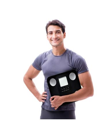 Tanita BC-730F FitScan Black Body Composition Monitor Scale | Accurate Weight and Health Insights - Buy Online on GoSupps.com