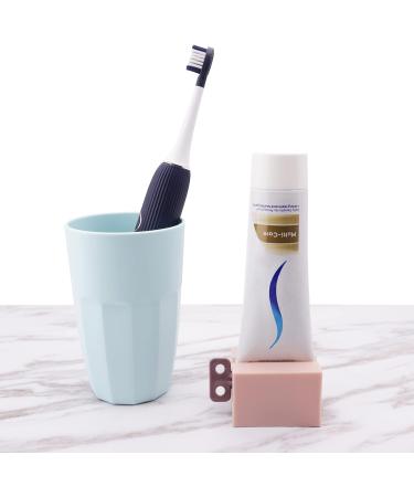 4 Pcs Toothpaste Squeezer Set | Multifunctional Manual Rotate Holder Stand for Bathroom | Save Toothpaste & Creams - Buy Online on GoSupps.com
