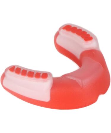 Verdant Touch Basketball & Soccer Mouthguard - Shock Protection for Adults - Red & White EVA Athletic Mouthguard - Buy Online on GoSupps.com