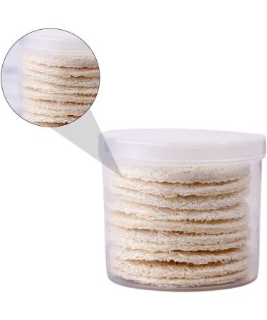 Beavorty Round Loofah Makeup Remover Puffs - 10Pcs Natural Exfoliating Face Pads for Facial Cleansing - Buy Online on GoSupps.com